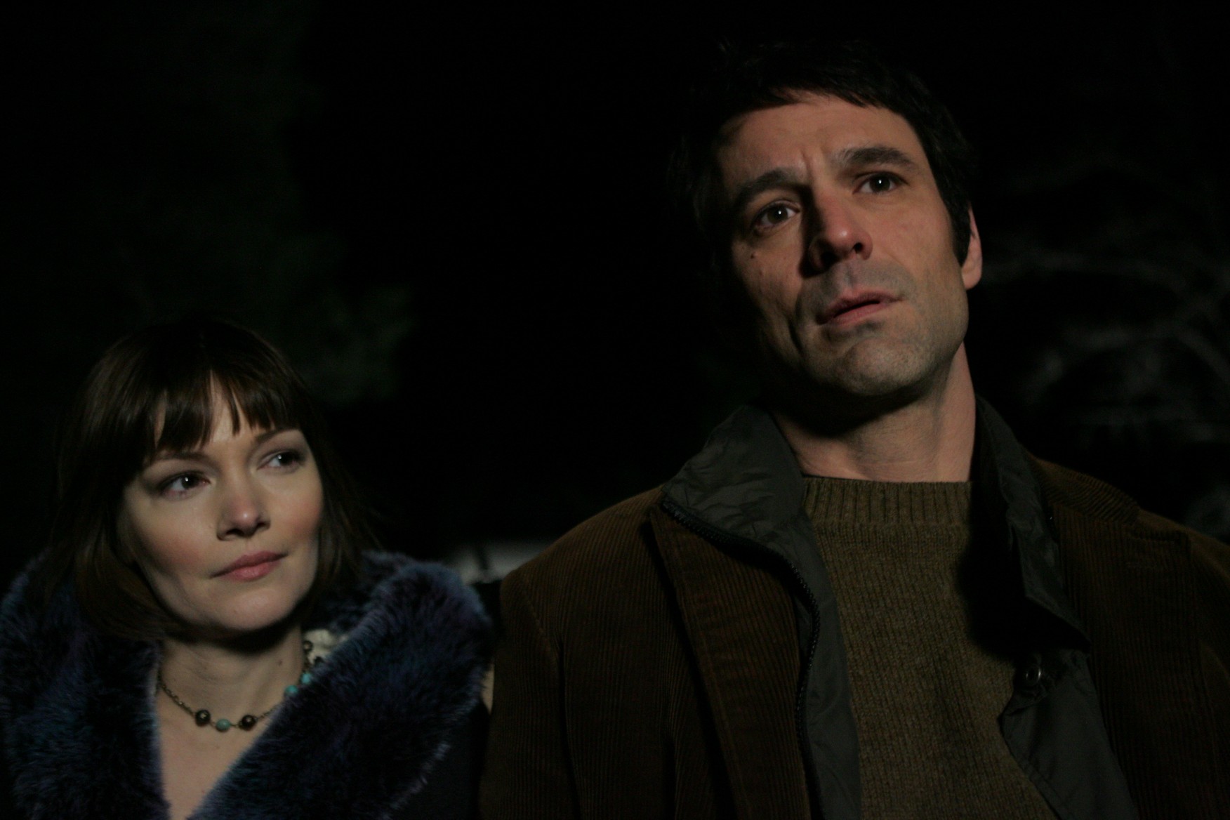David Lee Smith und Annika Peterson in The Man from Earth